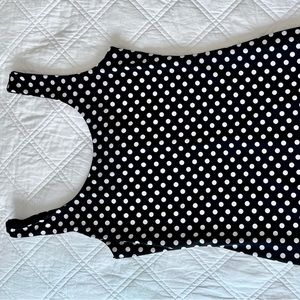 Forever 21 size M black and white polka dot dress